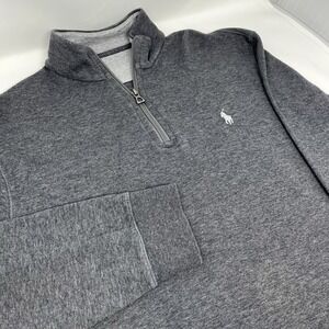 Polo Ralph Lauren 1/4 Zip Pullover Men's Medium Gray Heather Heathered Sweater M